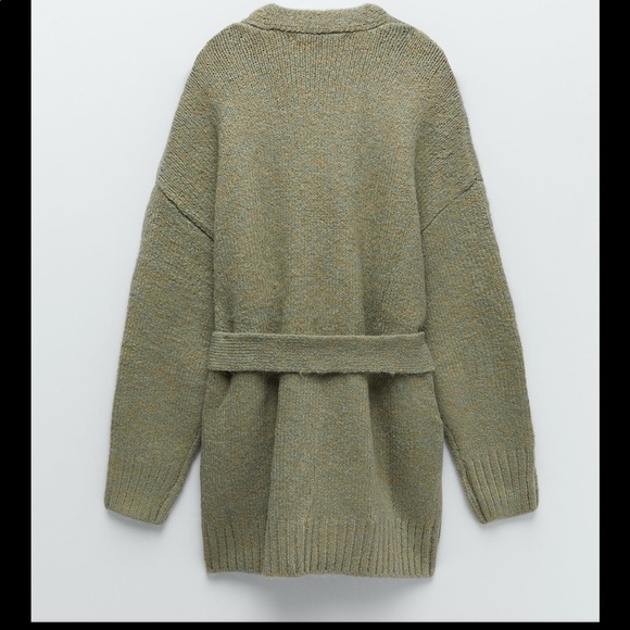 Zara Oversized Belted cardigan - Picture 3 of 7